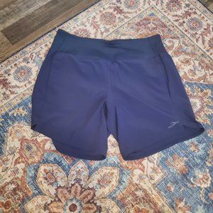 Brooks Chaser 5" Navy Blue Sz M Running Short